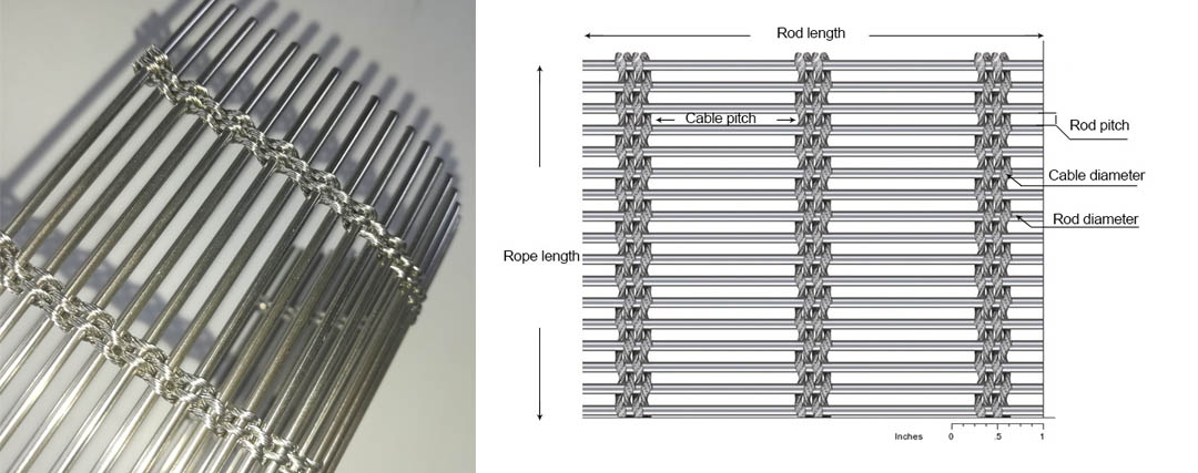 Cable Rod Woven Mesh4